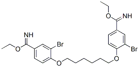 diethyl 4,4'-[hexamethylenebis(oxy)]bis[3-bromobenzimidate] CAS#: 93778-12-2