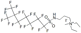 diethyl[3-[[(heptadecafluoroisooctyl)sulphonyl]amino]propyl]methylammonium iodide CAS#: 93894-72-5
