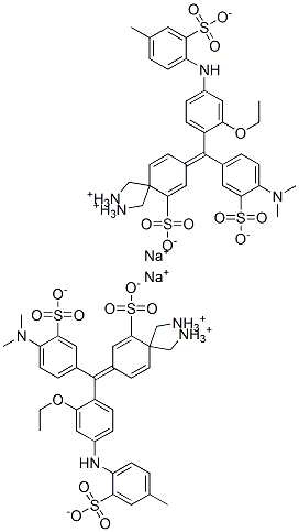dihydrogen [4-[[4-(dimethylamino)-3-sulphonatophenyl][2-ethoxy-4-(2-sulphonato-p-toluidino)phenyl]methylene]-2-sulphonatocyclohexa-2,5-dien-1-ylidene]dimethylammonium, disodium salt CAS#: 94135-52-1