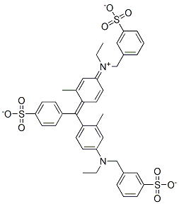 dihydrogen (ethyl)[4-[alpha-[4-[ethyl(3-sulphonatobenzyl)amino]-o-tolyl]-4-sulphonatobenzylidene]-3-methylcyclohexa-2,5-dien-1-ylidene](3-sulphonatobenzyl)ammonium CAS#: 93917-96-5