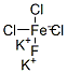 dipotassium trichlorofluoroferrate(2-) CAS#: 93926-61-5