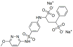 disodium 1-[[4-[[(6-methoxypyridazin-3-yl)amino]sulphonyl]phenyl]amino]-3-phenylpropane-1,3-disulphonate CAS#: 94232-25-4
