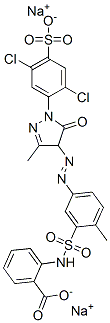 disodium 2-[[[5-[[1-(2,5-dichloro-4-sulphonatophenyl)-4,5-dihydro-3-methyl-5-oxo(1H)-pyrazol-4-yl]azo]-2-methylphenyl]sulphonyl]amino]benzoate CAS#: 93805-64-2