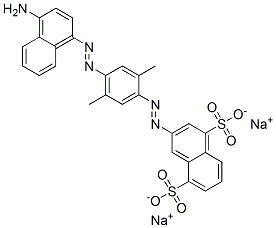 disodium 3-[[4-[(4-amino-1-naphthyl)azo]-2,5-dimethylphenyl]azo]naphthalene-1,5-disulphonate CAS#: 93805-43-7