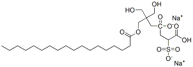 disodium 4-[2,2-bis(hydroxymethyl)-3-[(1-oxooctadecyl)oxy]propyl] 2-sulphonatosuccinate CAS#: 93892-62-7