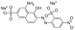 disodium 4-amino-5-hydroxy-6-[(4-nitro-2-sulphonatophenyl)azo]naphthalene-2-sulphonate CAS#: 93980-77-9