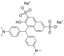 disodium 4-[bis[4-(dimethylamino)phenyl]methyl]-3-hydroxynaphthalene-2,7-disulphonate CAS#: 93805-02-8