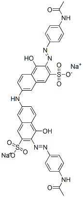 disodium 7,7'-iminobis[3-[[4-(acetylamino)phenyl]azo]-4-hydroxynaphthalene-2-sulphonate] CAS#: 94944-84-0