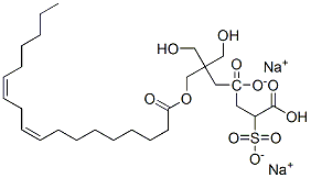 disodium (Z,Z)-4-[2,2-bis(hydroxymethyl)-3-[(1-oxooctadeca-9,12-dienyl)oxy]propyl] 2-sulphonatosuccinate CAS#: 93892-63-8