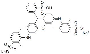 disodium hydrogen -2-[6-[(2,6-dimethylsulphonatophenyl)amino]-3-[(2,6-dimethylsulphonatophenyl)imino]-3H-xanthen-9-yl]benzenesulphonate CAS#: 93964-04-6