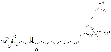 disodium hydrogen (R)-12-(sulphonatooxy)-N-[2-(sulphonatooxy)ethyl]oleamidate CAS#: 94135-45-2