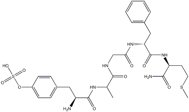 enkephalinamide-Met, Tyr sulfate(1)-Ala(2)- CAS#: 92175-45-6