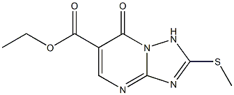 ethyl 1,7-dihydro-2-(methylthio)-7-oxo-[1,2,4]triazolo[1,5-a]pyrimidine-6-carboxylate CAS#: 90674-13-8