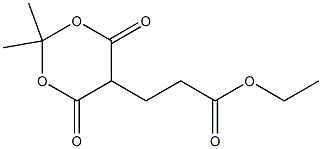 ethyl 3-(2,2-dimethyl-4,6-dioxo-1,3-dioxan-5-yl)propanoate CAS#: 90734-80-8