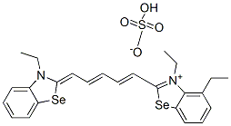 ethyl 3-ethyl-2-[5-(3-ethyl-3H-benzoselenazol-2-ylidene)penta-1,3-dienyl]benzoselenazolium sulphate CAS#: 988-93-2