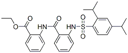 ethyl N-[[2-(2,4-diisopropylbenzenesulphonylamino)]benzoyl]anthranilate CAS#: 94159-45-2