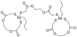 ethylene bis[[(8-butyl-5,11-dioxo-1,4-dioxa-7,9-dithia-8-stannacycloundec-8-yl)thio]acetate] CAS#: 93918-33-3