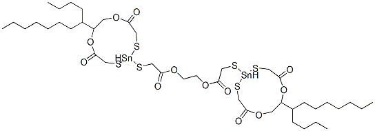 ethylene bis[[(8-dodecyl-5,11-dioxo-1,4-dioxa-7,9-dithia-8-stannacycloundec-8-yl)thio]acetate] CAS#: 93857-18-2
