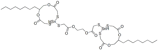 ethylene bis[[(8-octyl-5,11-dioxo-1,4-dioxa-7,9-dithia-8-stannacycloundec-8-yl)thio]acetate] CAS#: 93918-35-5