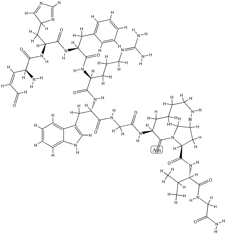 glutamyl-histidyl-phenylalanyl-arginyl-tryptophyl-glycyl-lysyl-prolyl-valyl-glycinamide cyclic peptide CAS#: 94664-48-9