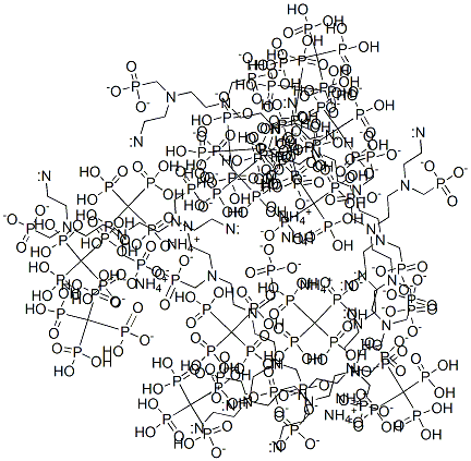 heptaammonium heptahydrogen [[(phosphonatomethyl)imino]bis[ethane-2,1-diyl[(phosphonatomethyl)imino]ethane-2,1-diylnitrilobis(methylene)]]tetrakisphosphonate CAS#: 93939-96-9