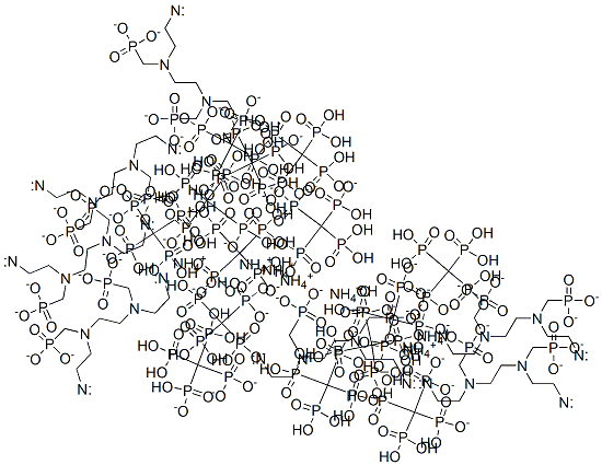 heptaammonium pentahydrogen [ethane-1,2-diylbis[[(phosphonatomethyl)imino]ethane-2,1-diylnitrilobis(methylene)]]tetrakisphosphonate CAS#: 94023-08-2