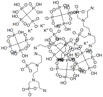 hexapotassium hexahydrogen [ethane-1,2-diylbis[[(phosphonatomethyl)imino]ethane-2,1-diylnitrilobis(methylene)]]tetrakisphosphonate CAS#: 93919-80-3