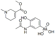 methyl 1,2,5,6-tetrahydro-1-methylnicotinate, mono[(3-acetamido-4-hydroxyphenyl)arsonate] CAS#: 900-77-6