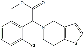 methyl 2-(2-chlorophenyl)-2-(9-thia-4-azabicyclo[4.3.0]nona-7,10-dien-4-yl)acetate CAS#: 94188-84-8