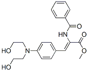 methyl 2-benzamido-3-[4-(bis(2-hydroxyethyl)amino)phenyl]prop-2-enoate CAS#: 90102-86-6