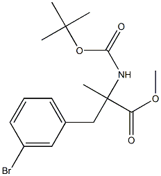 methyl 3-(3-bromophenyl)-2-(tert-butoxycarbonylamino)-2-methylpropanoate CAS#: 887969-56-4