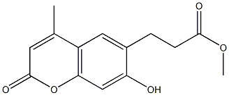 methyl 3-(7-hydroxy-4-methyl-2-oxo-2H-chromen-6-yl)propanoate CAS#: 890635-31-1