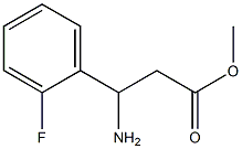 methyl 3-amino-3-(2-fluorophenyl)propanoate CAS#: 889945-82-8