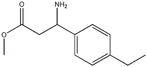 methyl 3-amino-3-(4-ethylphenyl)propanoate CAS#: 889945-11-3