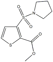 methyl 3-(pyrrolidin-1-ylsulfonyl)thiophene-2-carboxylate CAS#: 895261-88-8