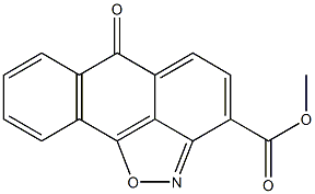 methyl 6-oxo-6H-anthra[1,9-cd]isoxazole-3-carboxylate CAS#: 95310-34-2