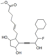 methyl 7-[2-(5-cyclohexyl-4-fluoro-3-hydroxypent-1-ynyl)-3,5-dihydroxycyclopentyl]hept-5-enoate CAS#: 94481-71-7