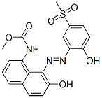 methyl [7-hydroxy-8-[[2-hydroxy-5-(methylsulphonyl)phenyl]azo]-1-naphthyl]-carbamate CAS#: 93893-64-2