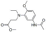 methyl N-[5-(acetylamino)-2-methoxyphenyl]-N-ethyl-beta-alaninate CAS#: 93805-19-7