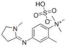 methyl N,N,N-trimethyl-4-[(1-methylpyrrolidin-2-ylidene)amino]anilinium sulphate CAS#: 93777-86-7