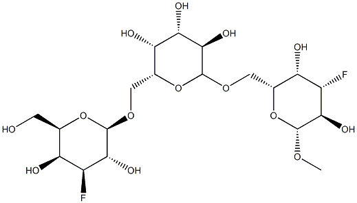 methyl O-(3-deoxy-3-fluoro-galactopyranosyl)(1-6)-O-galactopyranosyl(1-6)-3-deoxy-3-fluorogalactopyranoside CAS#: 97462-02-7