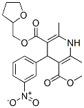 oxolan-2-ylmethyl methyl 2,6-dimethyl-4-(3-nitrophenyl)-1,4-dihydropyr idine-3,5-dicarboxylate CAS#: 92565-17-8