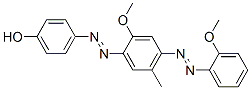 p-[[2-methoxy-4-[(2-methoxyphenyl)azo]-5-methylphenyl]azo]phenol CAS#: 93805-00-6