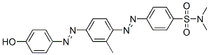 p-[[4-[(p-hydroxyphenyl)azo]-o-tolyl]azo]-N,N-dimethylbenzenesulphonamide CAS#: 93805-41-5