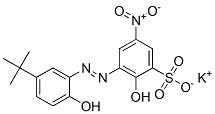 potassium 3-[[5-(tert-butyl)-2-hydroxyphenyl]azo]-2-hydroxy-5-nitrobenzenesulphonate CAS#: 94021-30-4