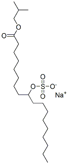sodium 1-(2-methylpropyl) 9-(sulphooxy)octadecanoate CAS#: 97403-98-0