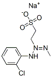 sodium 2-[3-(2-chlorophenyl)-1-methyltriazen-2-yl]ethanesulphonate CAS#: 94266-21-4
