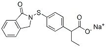 sodium 2-[4-(1,3-dihydro-1-oxo-2H-isoindol-2-ylthio)phenyl]butyrate CAS#: 94135-04-3