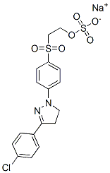 sodium 2-[[4-[3-(4-chlorophenyl)-4,5-dihydro-1H-pyrazol-1-yl]phenyl]sulphonyl]ethyl sulphate CAS#: 94138-71-3