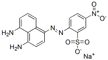 sodium 2-[(4,5-diamino-1-naphthyl)azo]-5-nitrobenzenesulphonate CAS#: 93892-20-7
